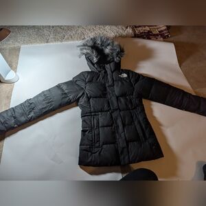The North Face Women's Gotham Jacket in TNF Black Size XSmall See Snag On Arm
